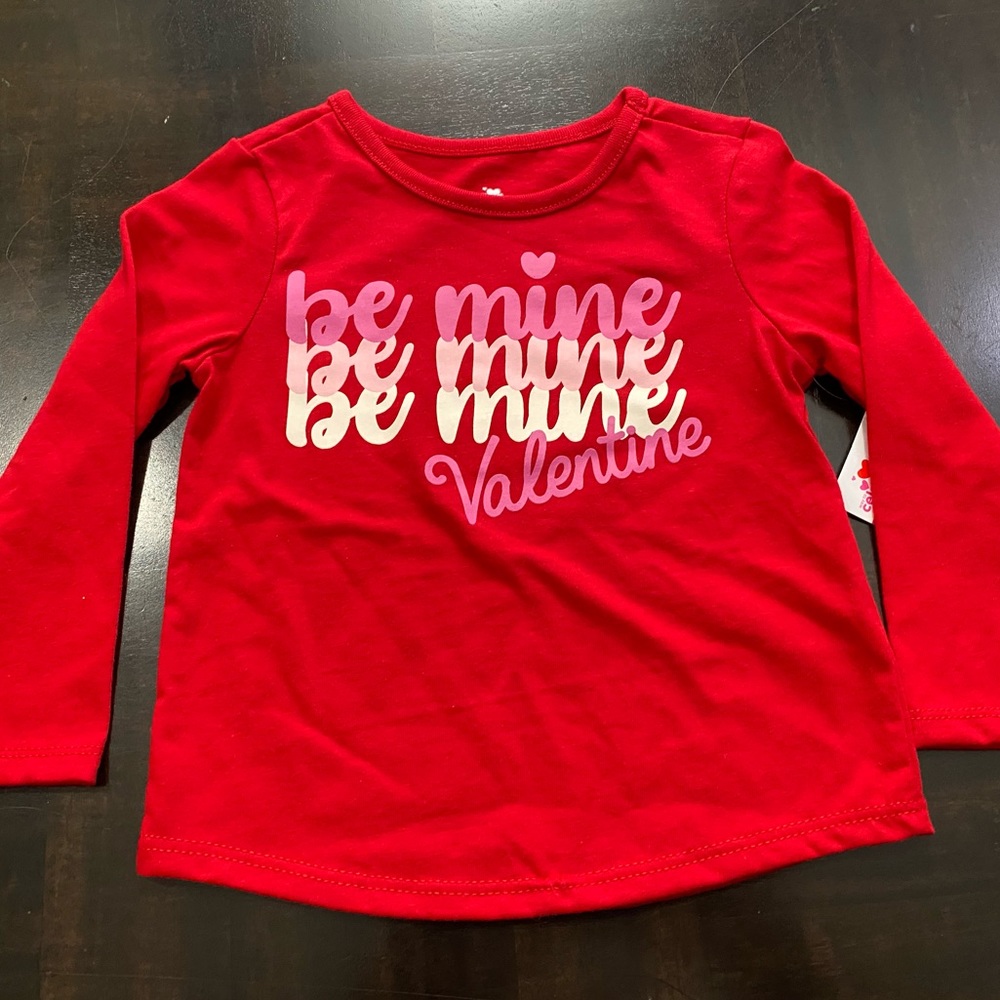 Celebrate! Valentine’s Day Girl Long Sleeve Shirt Size 12M